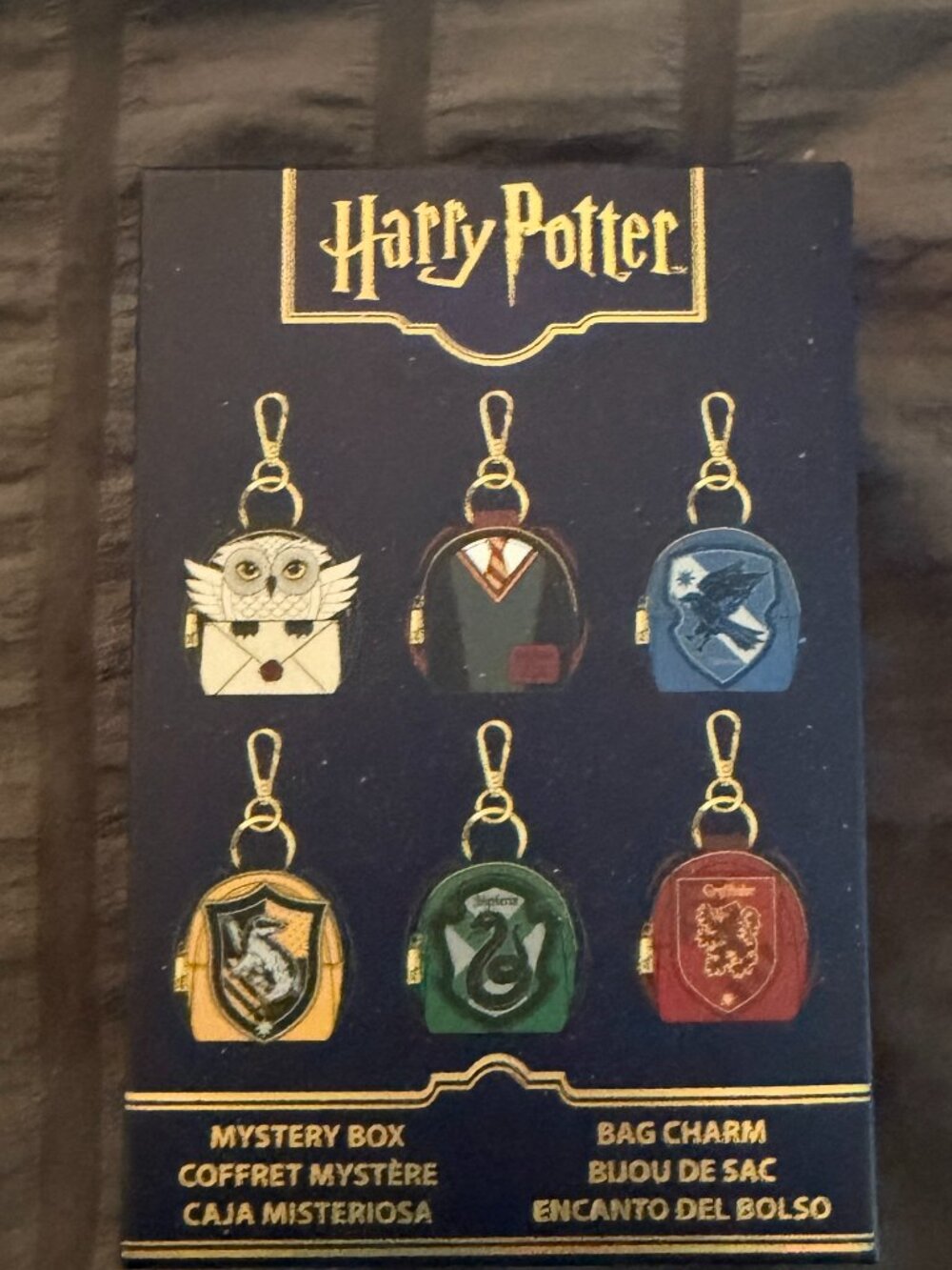 Harry Potter Ravenclaw house crest mystery mini Loungefly backpack keychain